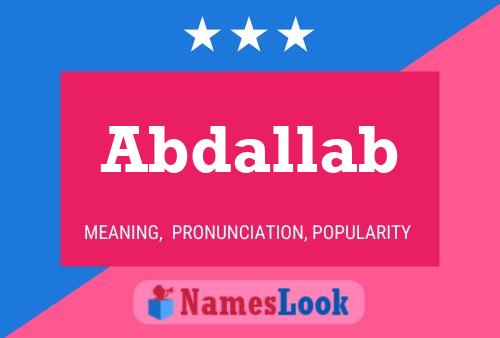 ملصق اسم Abdallab