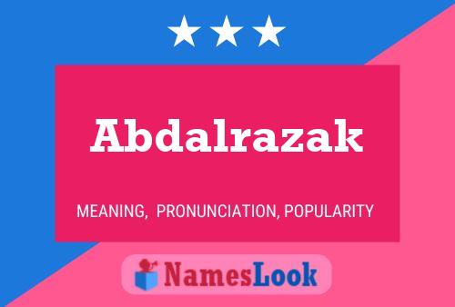 ملصق اسم Abdalrazak