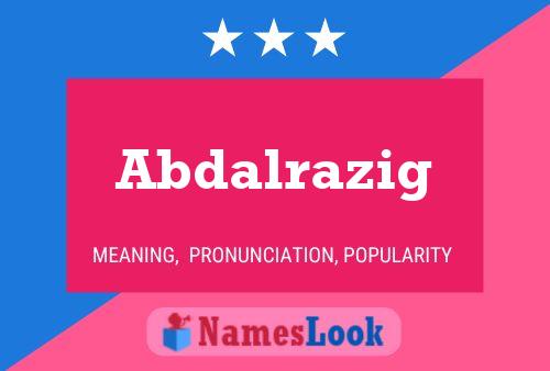 ملصق اسم Abdalrazig