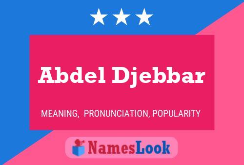 ملصق اسم Abdel Djebbar