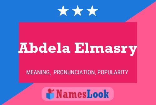 ملصق اسم Abdela Elmasry