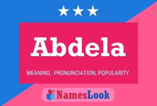 ملصق اسم Abdela