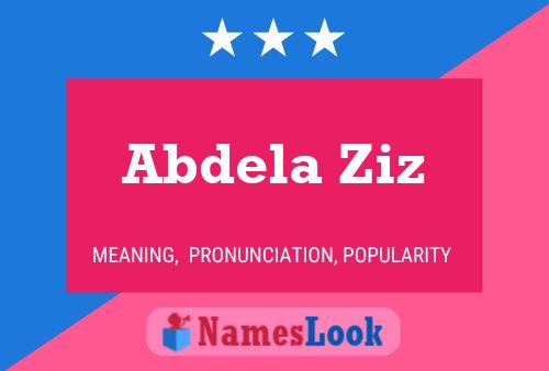 ملصق اسم Abdela Ziz