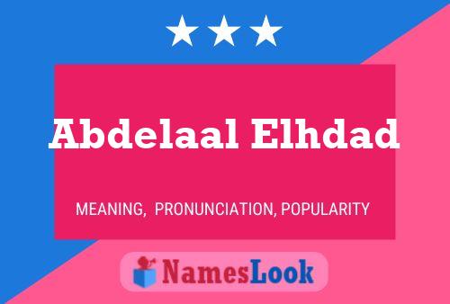 ملصق اسم Abdelaal Elhdad