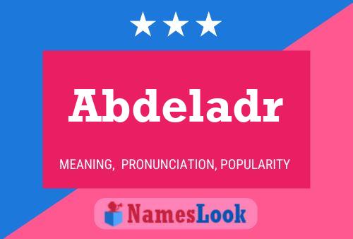 ملصق اسم Abdeladr