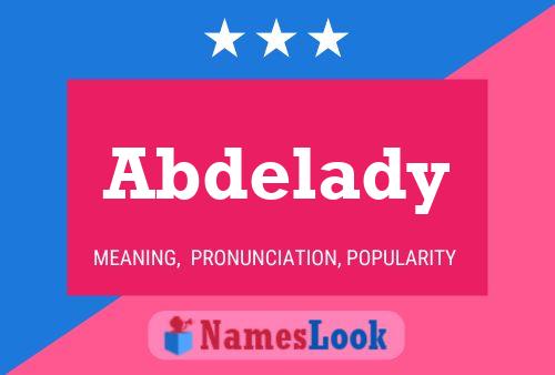 ملصق اسم Abdelady