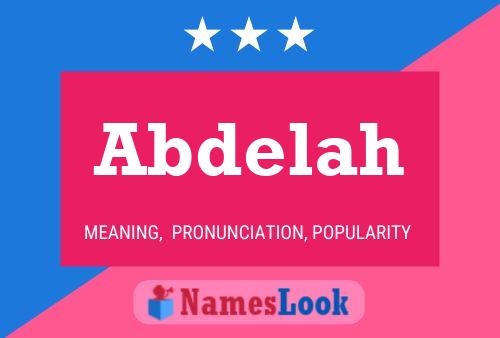 ملصق اسم Abdelah