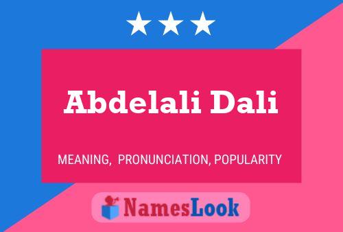 ملصق اسم Abdelali Dali