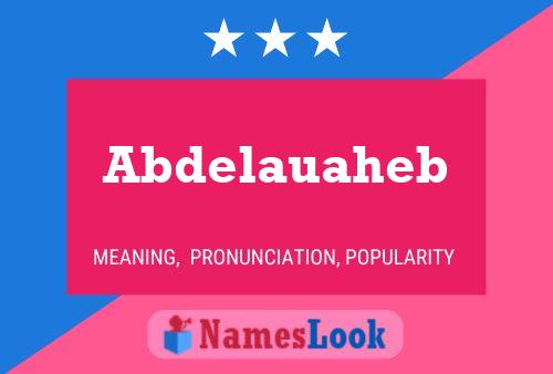 ملصق اسم Abdelauaheb