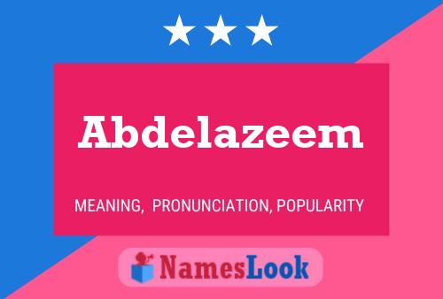 ملصق اسم Abdelazeem