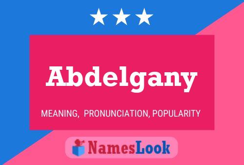 ملصق اسم Abdelgany