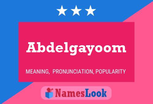 ملصق اسم Abdelgayoom