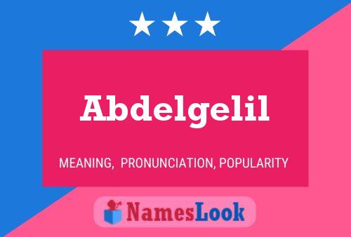 ملصق اسم Abdelgelil