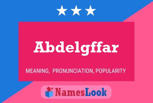 ملصق اسم Abdelgffar