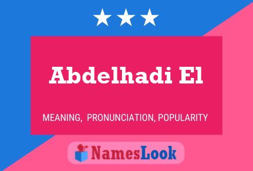 ملصق اسم Abdelhadi El