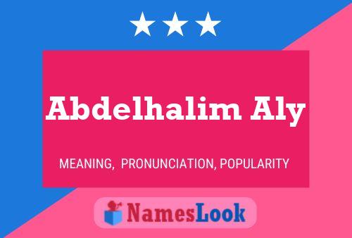 ملصق اسم Abdelhalim Aly