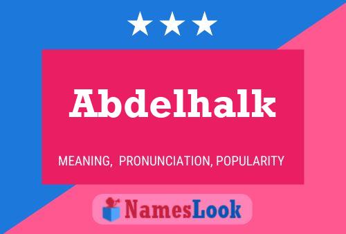 ملصق اسم Abdelhalk