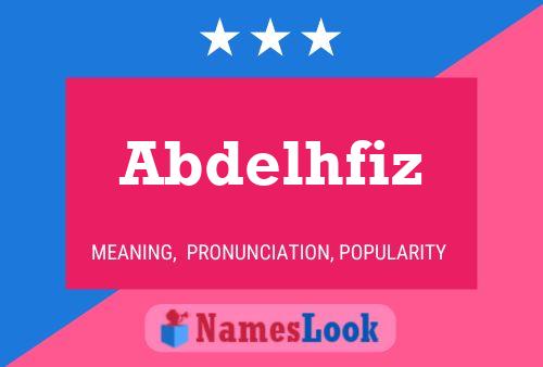 ملصق اسم Abdelhfiz