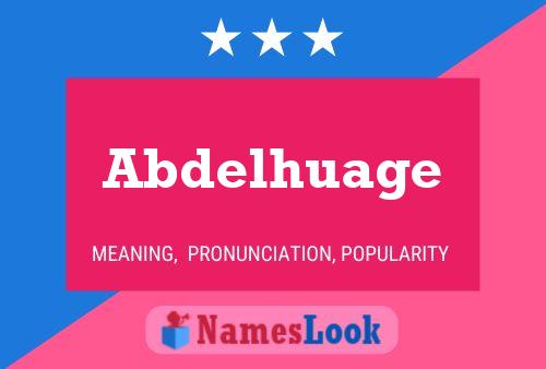 ملصق اسم Abdelhuage