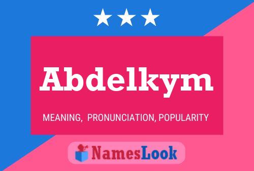 ملصق اسم Abdelkym