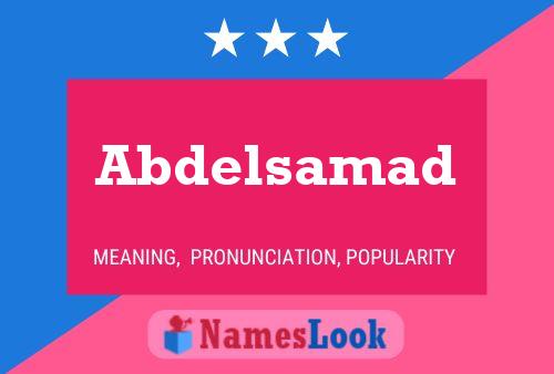 ملصق اسم Abdelsamad