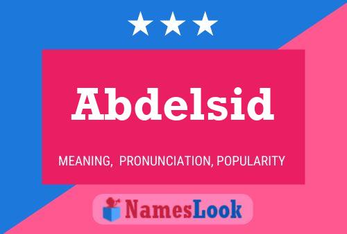 ملصق اسم Abdelsid