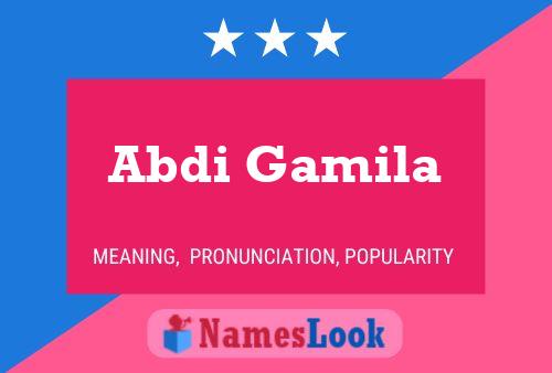 ملصق اسم Abdi Gamila