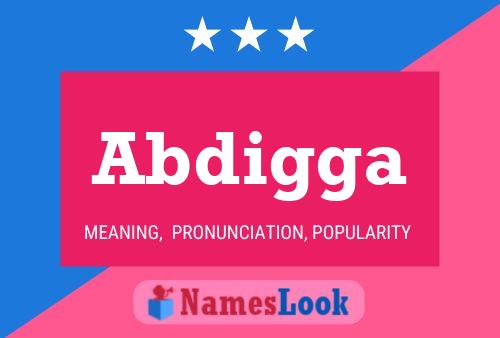 ملصق اسم Abdigga