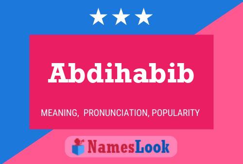 ملصق اسم Abdihabib