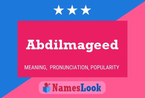 ملصق اسم Abdilmageed