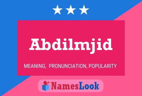 ملصق اسم Abdilmjid