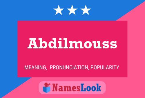 ملصق اسم Abdilmouss