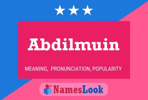 ملصق اسم Abdilmuin