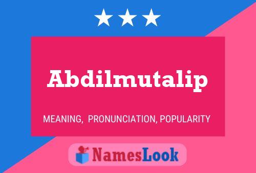 ملصق اسم Abdilmutalip