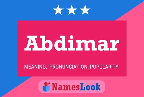 ملصق اسم Abdimar