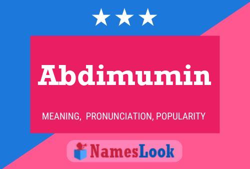 ملصق اسم Abdimumin