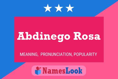 ملصق اسم Abdinego Rosa