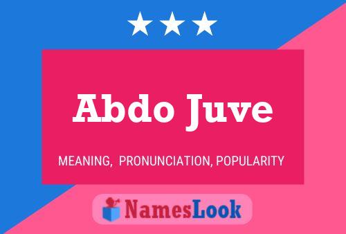 ملصق اسم Abdo Juve