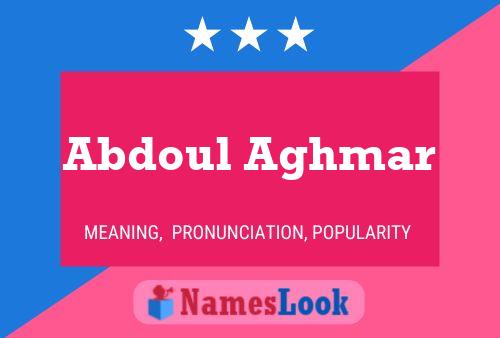 ملصق اسم Abdoul Aghmar