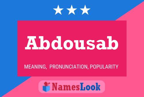 ملصق اسم Abdousab