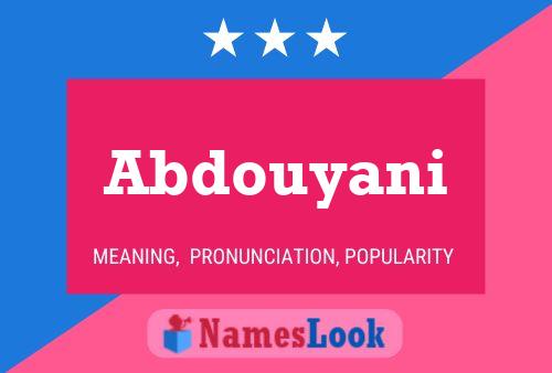 ملصق اسم Abdouyani