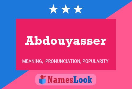 ملصق اسم Abdouyasser