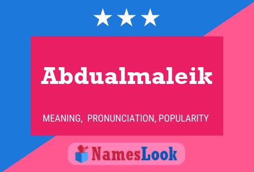 ملصق اسم Abdualmaleik