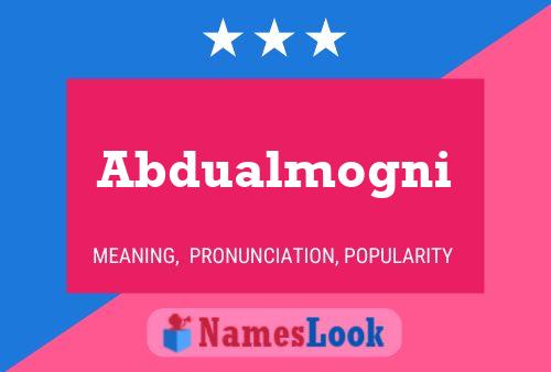 ملصق اسم Abdualmogni