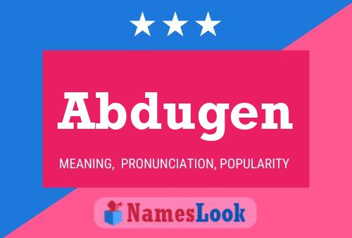 ملصق اسم Abdugen