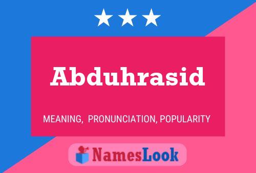 ملصق اسم Abduhrasid