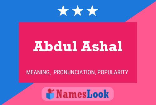 ملصق اسم Abdul Ashal