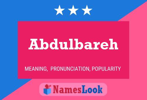 ملصق اسم Abdulbareh