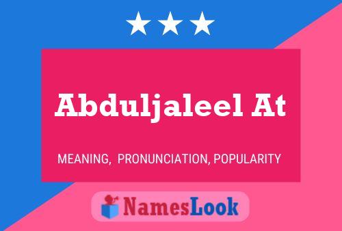 ملصق اسم Abduljaleel At