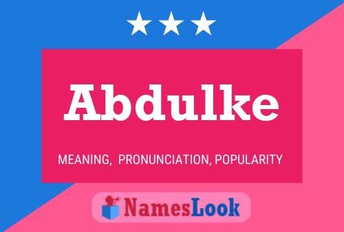 ملصق اسم Abdulke